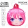 Baby backpack for anime girl, plush, pink color