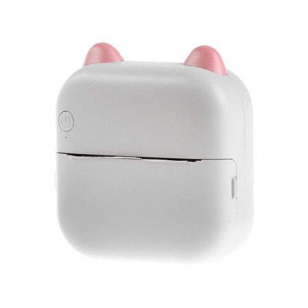 Mini-printer LPR-19, Ture-S Cable, Cat Pink-White-2