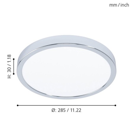 Fueva LED LED 20.5W 2300LM, 3000K, IP44-2