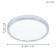 Fueva LED LED 20.5W 2300LM, 3000K, IP44