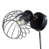 Bra with a switch on the wire "Bianca" E14 40W black 17x11x17cm