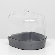 Bird swimmer, 145 x 136 x 140, silver