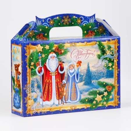 Box Gift New Year Casket of Tradition 26 x 23 x 7 cm-2