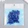 Decor for creativity plastic "Half of beads. Blue gamma" 20 g 0.8x0.8 cm