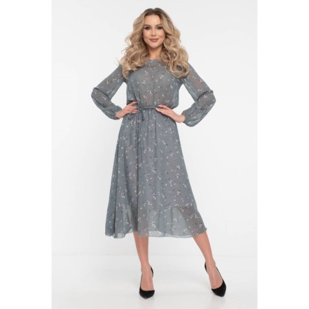 Women's dress, size 50, gray color