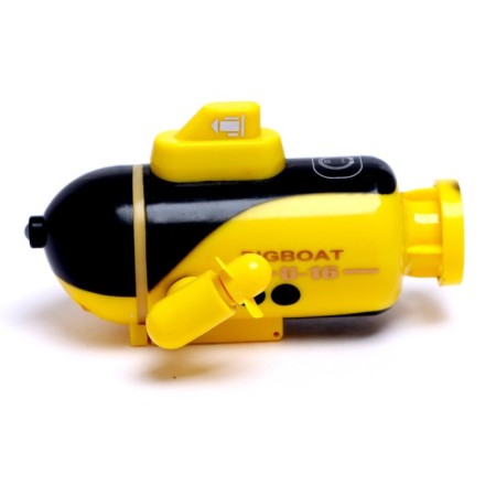 Submarine Radio -controlled "Batiscaf", light effects, yellow color-1