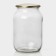 A set of glass cans with a lid of a share, SKO-82 mm, 1 l, 12 pieces