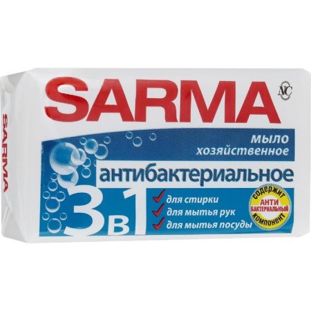 Commerce soap SARMA 3 in 1 "Antibacterial", 140 g