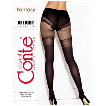 Women's tights Fantasy Delight, size 2, color Nero-6
