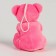 Soft toy "Bear with Heart" on the suspension, color mix