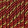 Cord twisted, d = 5 mm, 9 ± 1 m, burgundy color