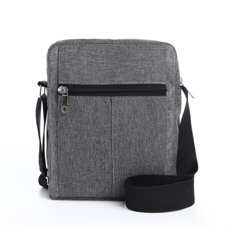 Male bag, gray color