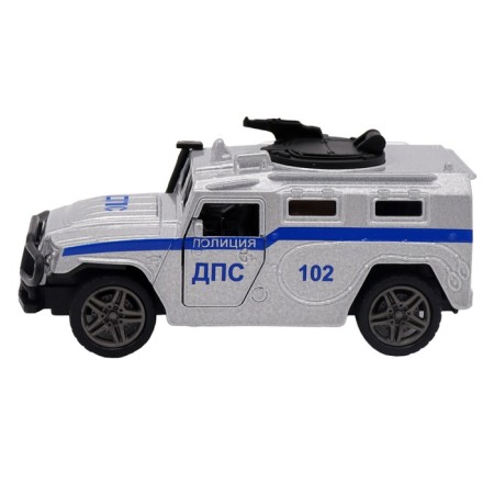 Inertial Funky Toys "Police Jeep", Die-Cast, opening doors, 1:32-3