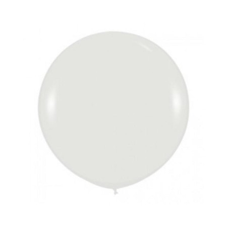 Latex ball 36 ", pastel, 1 pc., White