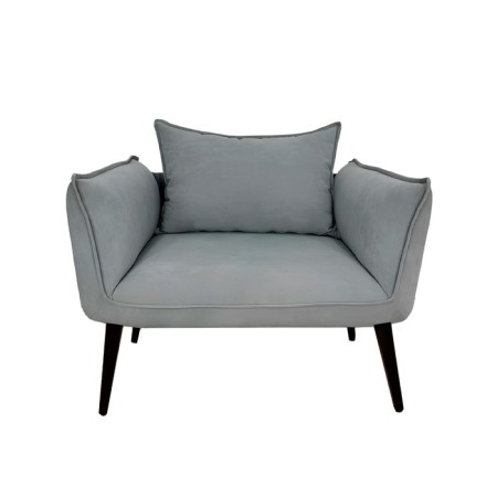 The Naples chair, without a mechanism, velor, color gray color