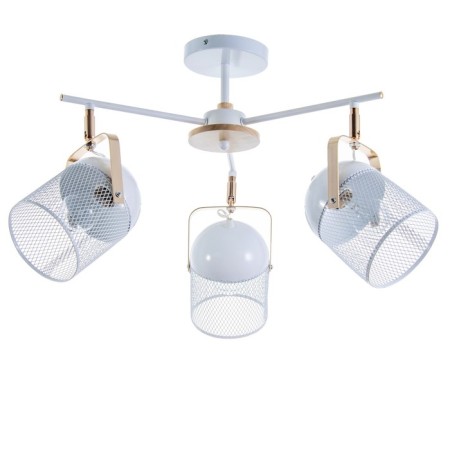 Biraso chandelier 3x60W E27 White-gold 58x58x40 cm. Model GZV-0036-4