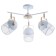 Biraso chandelier 3x60W E27 White-gold 58x58x40 cm. Model GZV-0036