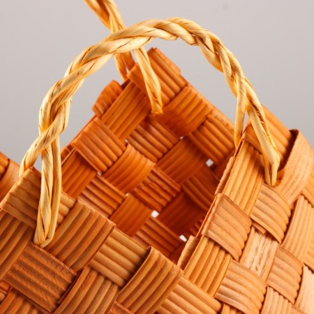 Wicker basket, 30x21x20/26 cm, bamboo-2