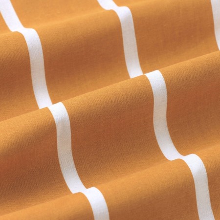 Pillowcase Ethel "Mustard Stripes" 50*70cm, 100% cotton, Poplin 125g/m2-3