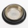 A bowl with a non -slip base with a print, 445 ml, black