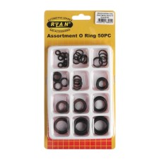 A set of sealing rings Topauto 6.4 mm - 27 mm, 50 pcs, blister