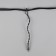 Garland "fringe" 1.8 × 0.5 m, IP20, dark thread, 48 LED, white glow, 8 modes, 220 V