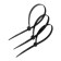 Clot of nylon tundra Krep, for screed, 4.8x200 mm, black, in packaging 100 pcs.