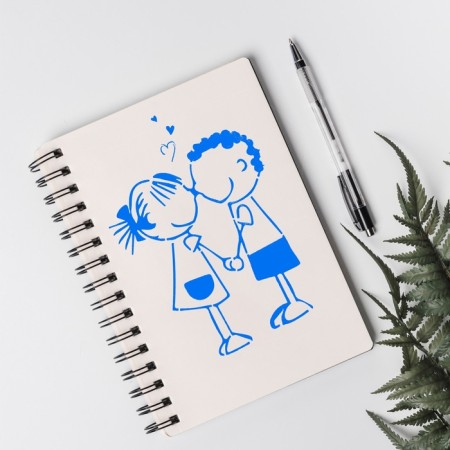 Stencil plastic "kids" set 6 pcs 13x13 cm-2