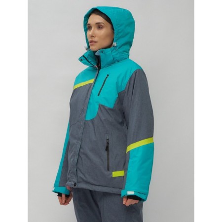 Ski suit female, size 58, green color-26
