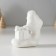 Souvenir Ceramics "White Cobra with a gift" with gold 3.5x8x7.5 cm