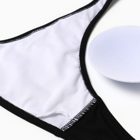 Separate female swimsuit, black color, size 42-3