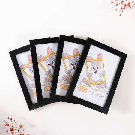 Set of frames "Format" 10x15 cm, 4 pcs. black color