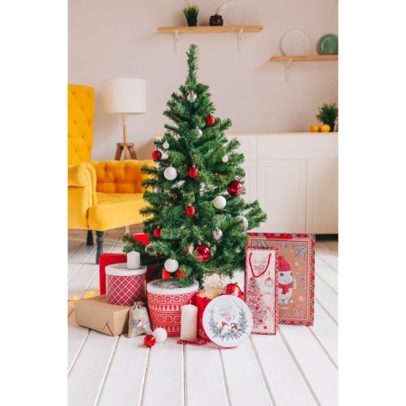 A set of gift boxes 5 in 1 “Scandinavian patterns”, 13 x 14–19.5 x 22 cm, New Year-11