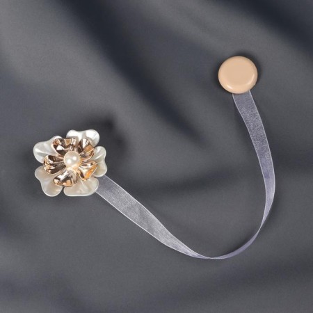 Picked up for curtains, "diversified", d = 5.5 cm, gold color-1
