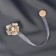 Picked up for curtains, "diversified", d = 5.5 cm, gold color