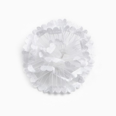 Outlet. Bant for hair on elastic band, white, 2 pieces, 7 cm, Minnie Mouse-4