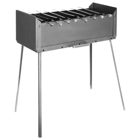 Mall-diplomat "Cedar" + 8 skewers, 570 x 280 x 700, steel 1.5 mm