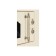 Hiberg VM 6501 YR microwave oven, built -in, 700 watts, 20 l, beige color