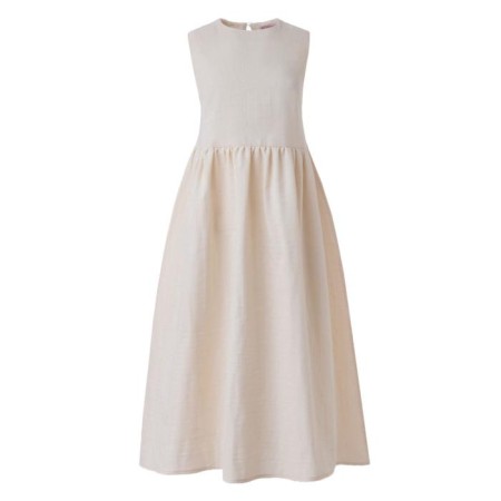 Dress summer female minku: Cotton Collection, Milk color, size 48-6