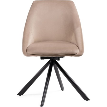 STILL WORK STELL WORK WORK, Metal/velor, Black/Beige 51x555x83 cm-2