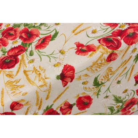 Mirha oilcloth "Papavero", 140 cm, roll 20 pog. m-4