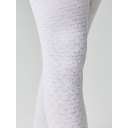 Pantyhose children's cotton CONTE KIDS TIP-Top, height 92-98 cm, white color-3
