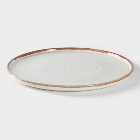 Porcelain pizza plate Punto Bianca, D = 33 cm-1