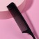 Antistatic comb with a tail, carbon, 24.2 × 2.8 cm, black color
