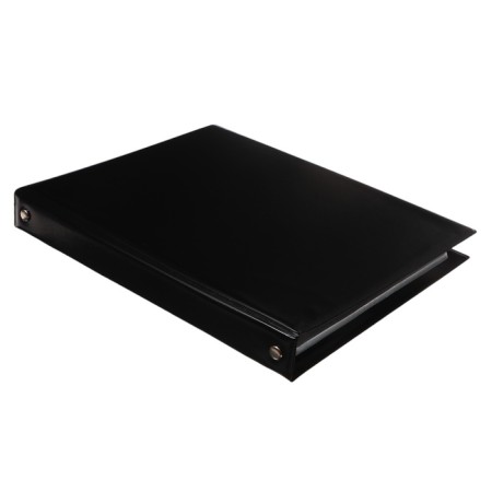 Notebook A5 240 sheets in a cage on the rings of BG Black No. 2, PVC cover, block 65g/m2-1