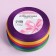 A set of satin ribbons "Rainbow", 5 pcs, size 1 tape: 6 mm × 23 ± 1 m