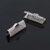 Build for the tape (set 10 pcs.) 16 mm cm-341, silver color