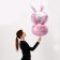 Foil ball 32 "Pink Rabbit"