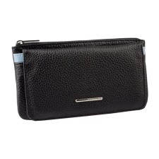 Purse with lightning, black-blue color