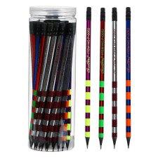 Chernographic pencil with the eraser 